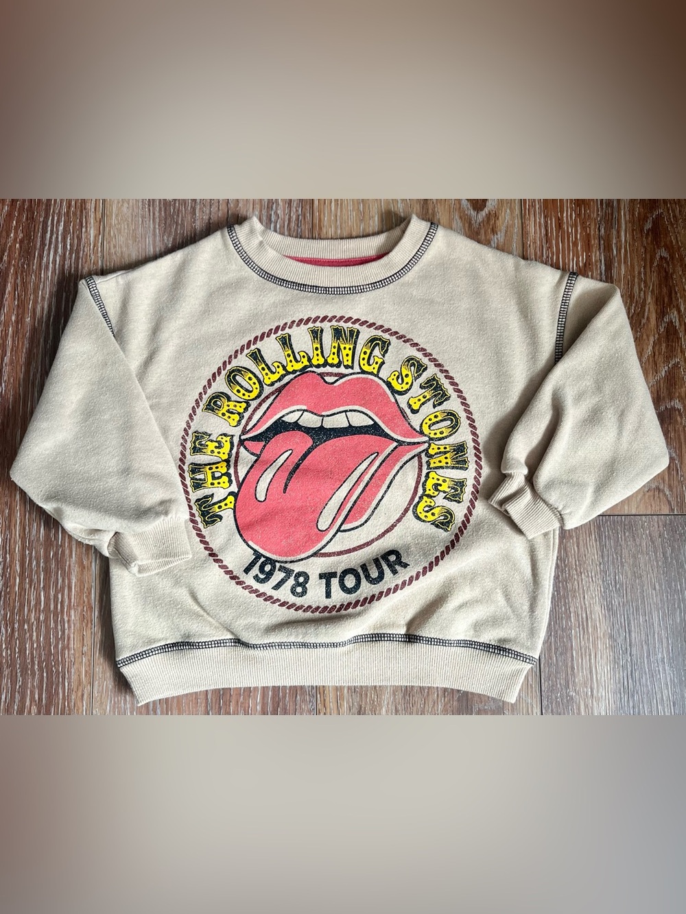 The Rolling Stones Toddler Pullover Fleece Sweatshirt Size 3T